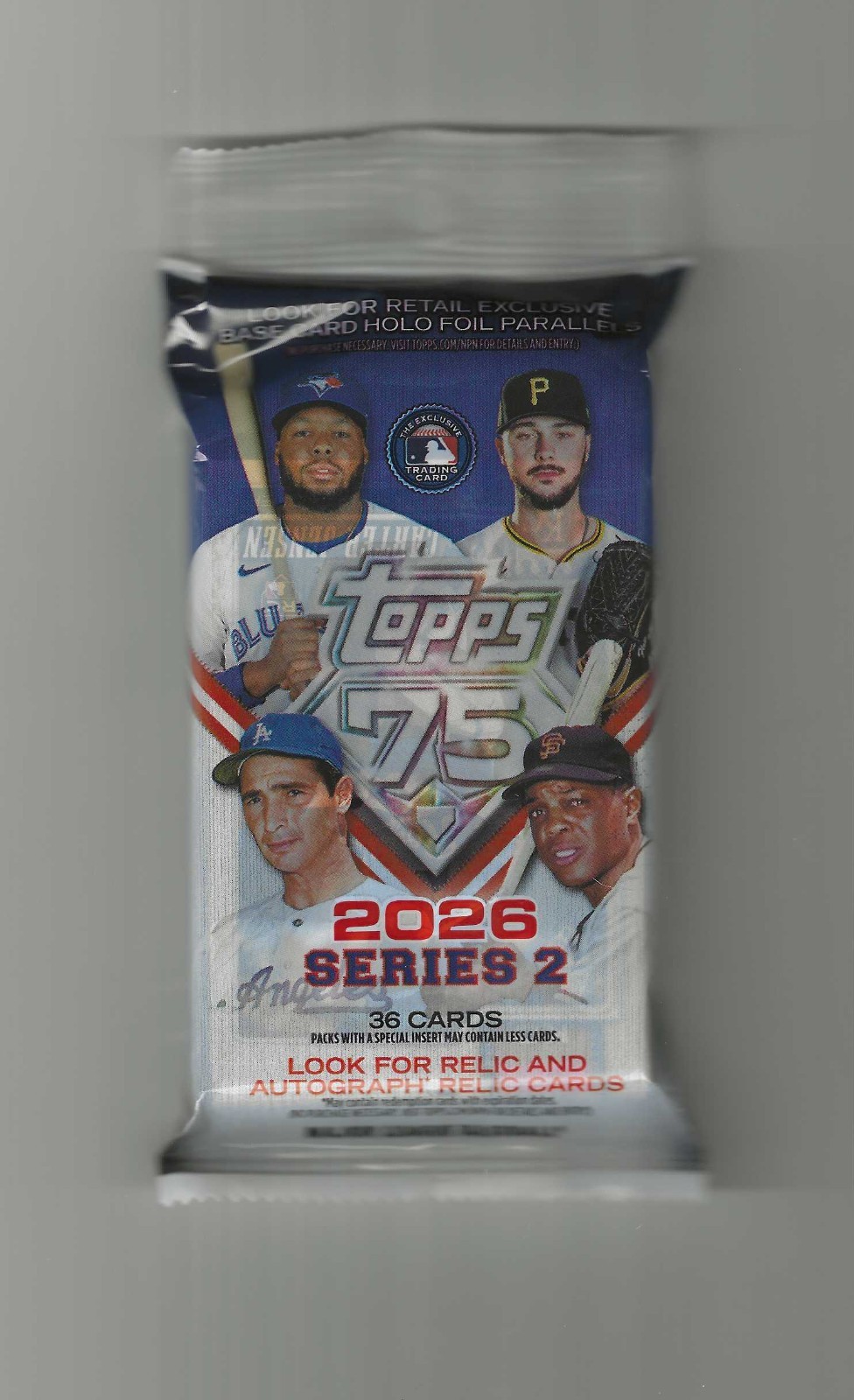 2026 TOPPS SERIES 2 BASEBALL Guaranteed Relic or Auto or Patch HOT PACK
