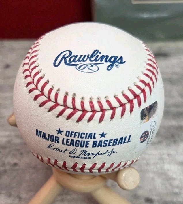 Giancarlo Stanton Autographed Rawlings OMLB Baseball GA COA New York Yankees