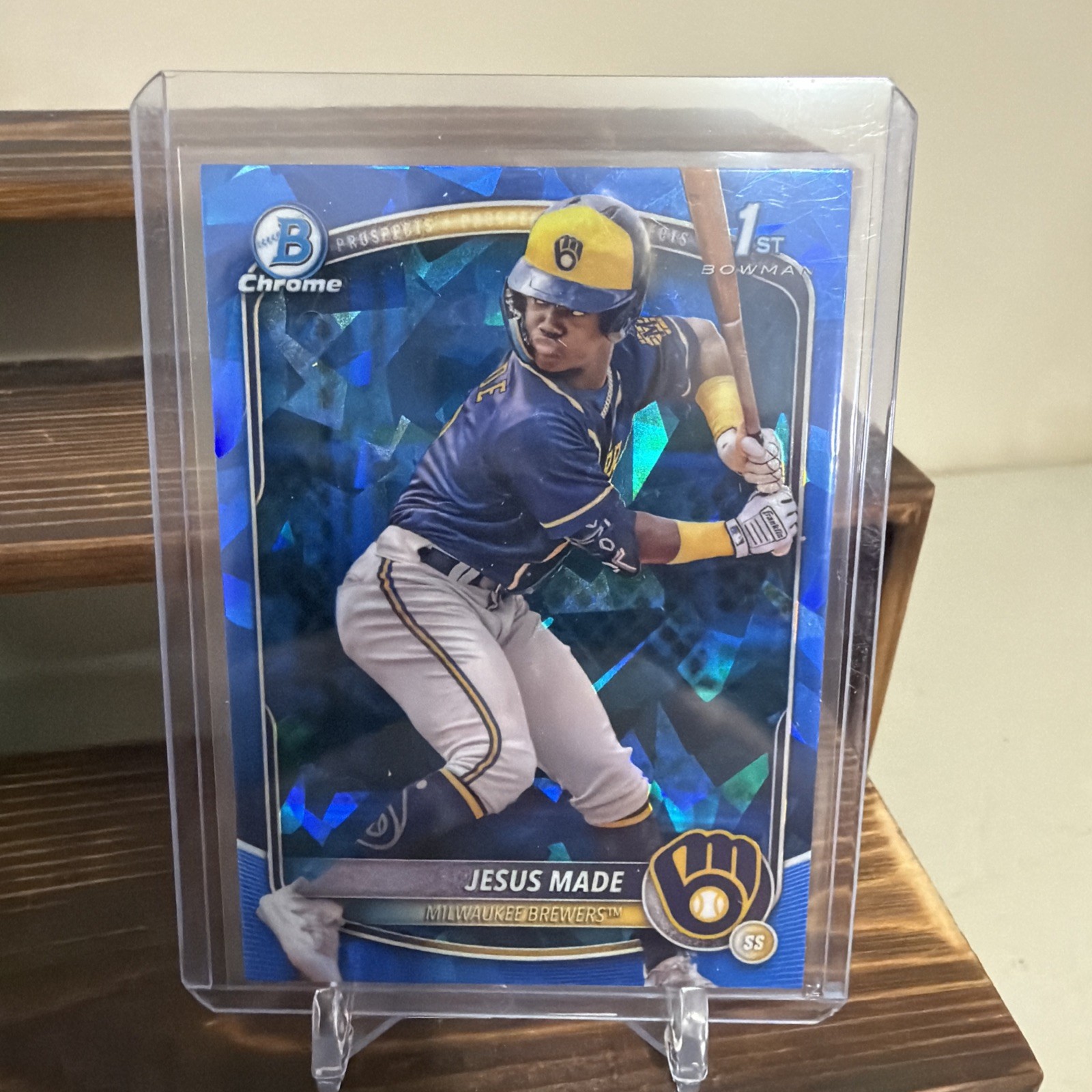 2025 Bowman Sapphire Edition – Chrome Prospects Jesus Made #BCP-50 (RC)