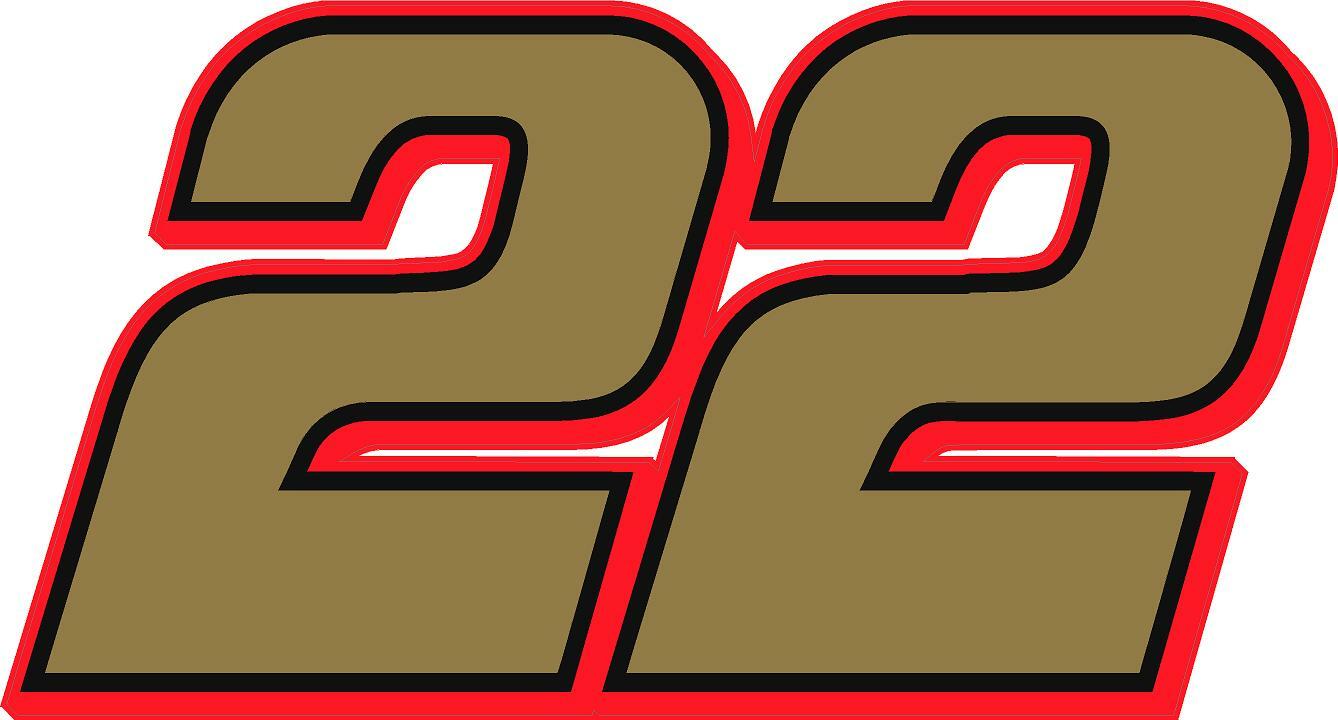 NEW FOR 2022 #22 Joey Logano Racing Sticker Decal – Sm thru XL – Various colors