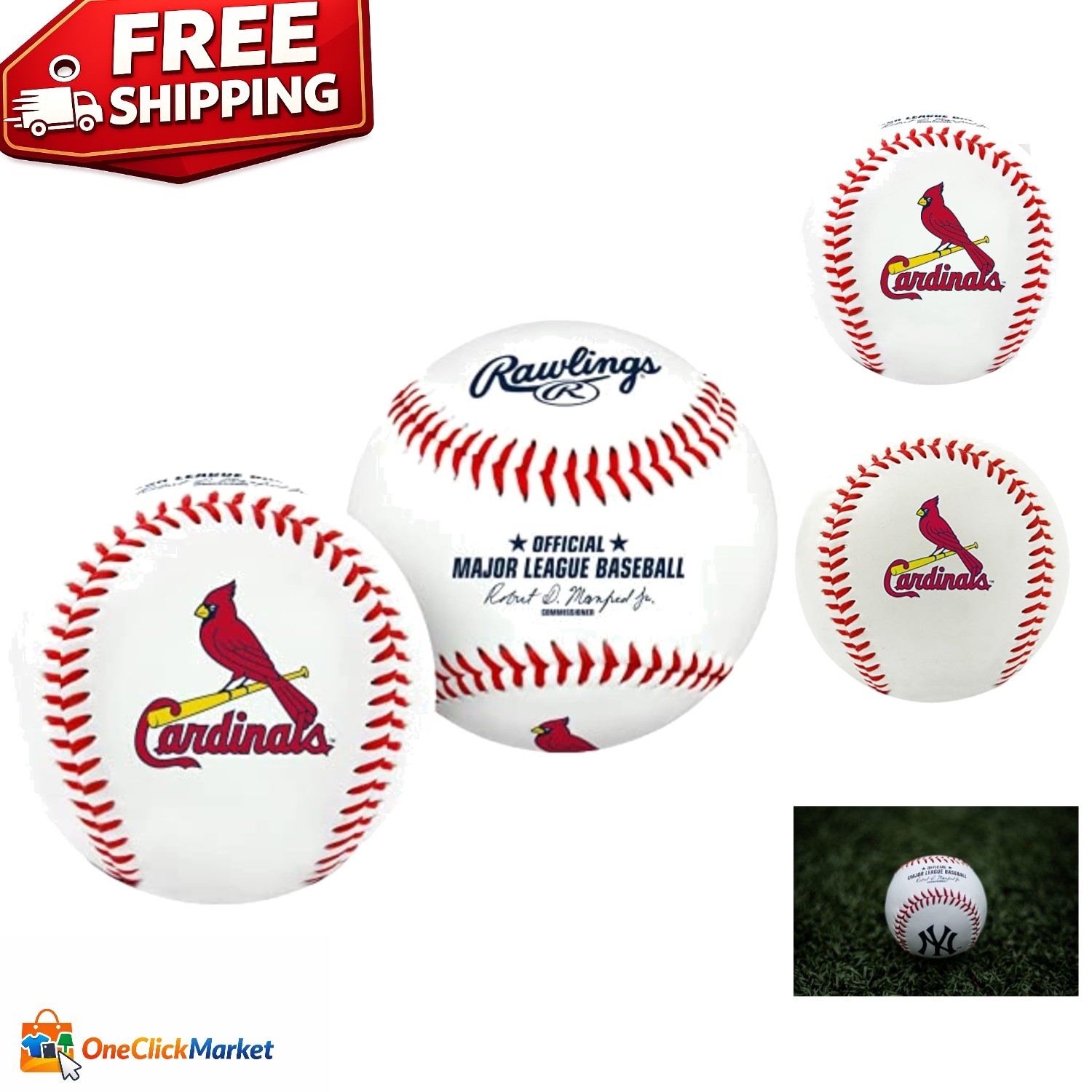 2026 MLB Official Baseball Featuring St. Louis Cardinals Logo – Perfect for Fans