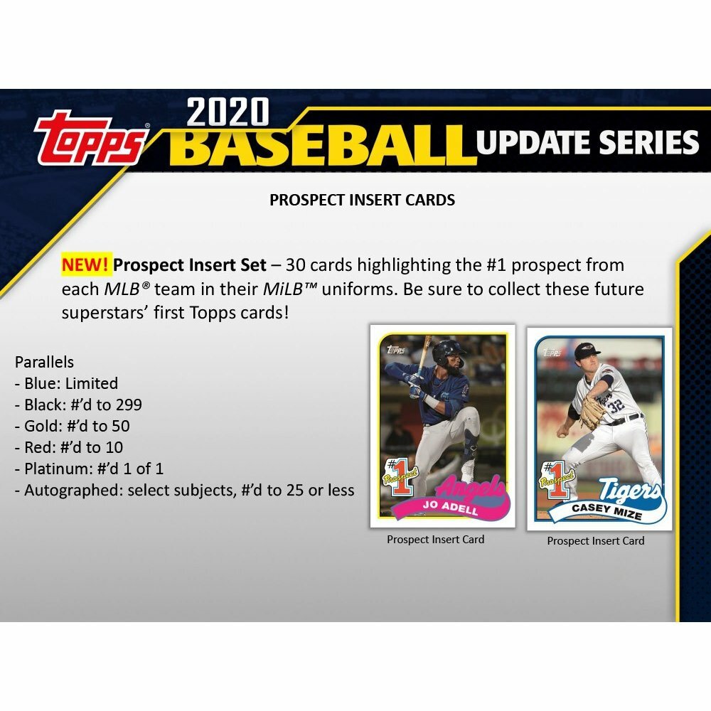 2020 Topps UPDATE Series Baseball Factory Sealed Retail Box 24 Packs 384 Cards