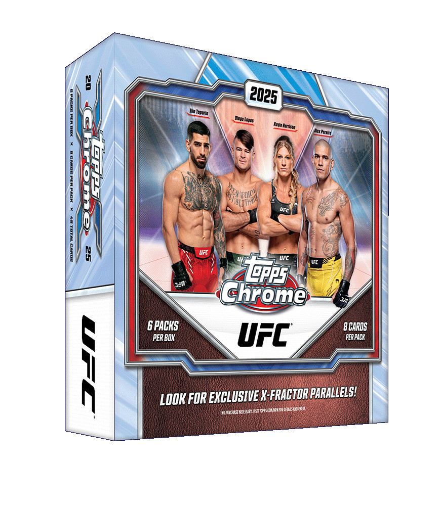 2025 TOPPS CHROME UFC MEGA BOX (48 Cards) MMA Mixed Martial Arts Brand New QTY
