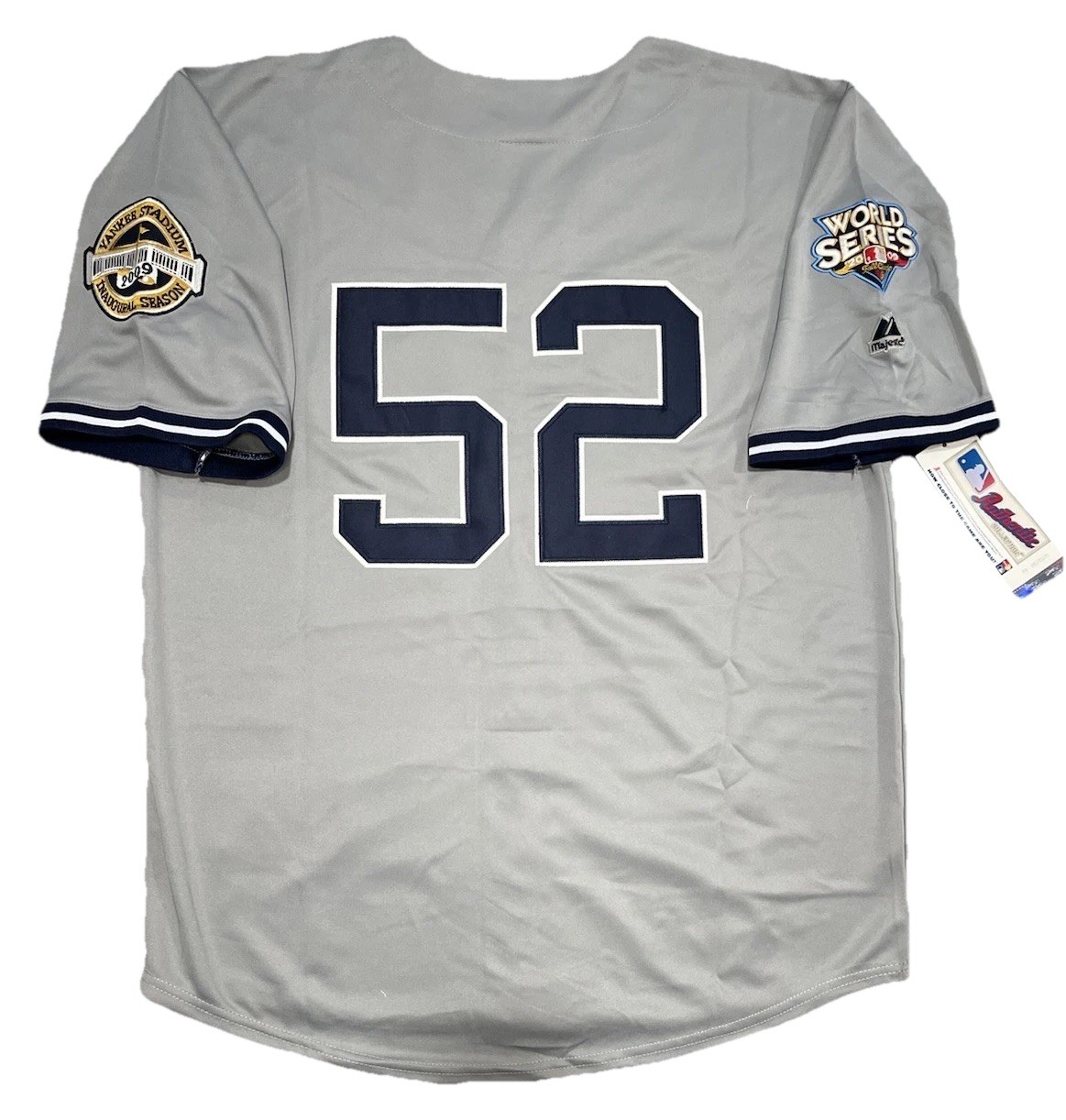 CC Sabathia 2009 New York Yankees World Series Road Jersey Men’s Size Large