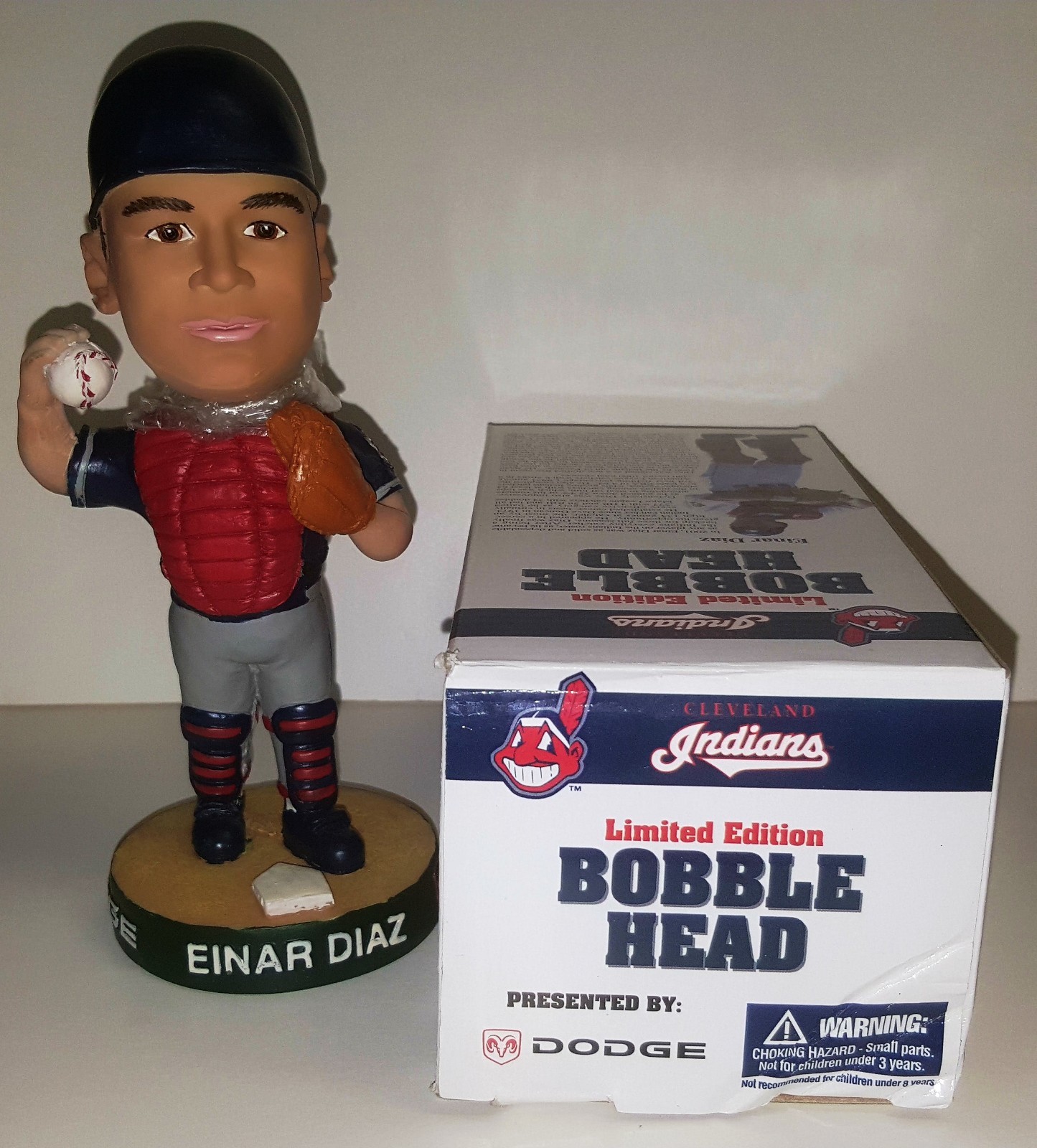 Vintage Einar Diaz #22 Bobblehead 6/12/02 Cleveland Indians SGA MLB w/Box*** MLB