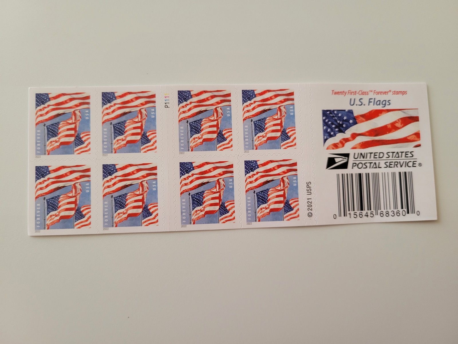 USPS 2022 🇺🇸 Flag Postage-SCOTT# 5654-BOOKLET OF 20 Postage