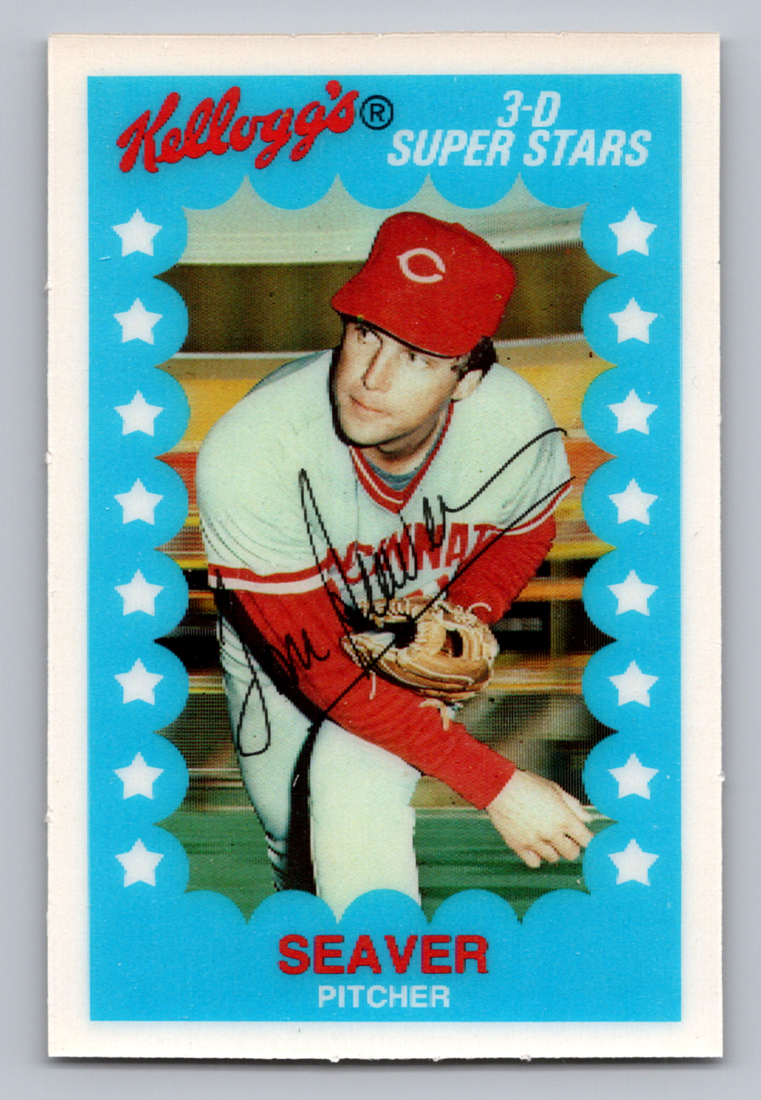 1982 KELLOGG’S 3-D SUPER STARS #8 TOM SEAVER CINCINNATI REDS