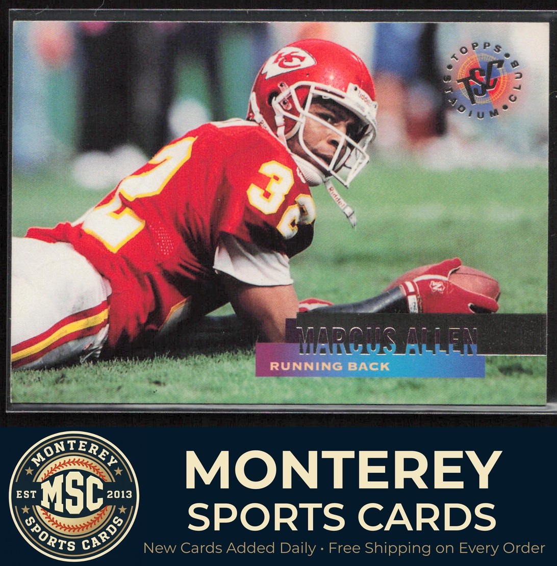 Marcus Allen 1995 Stadium Club #70 Kansas City Chiefs