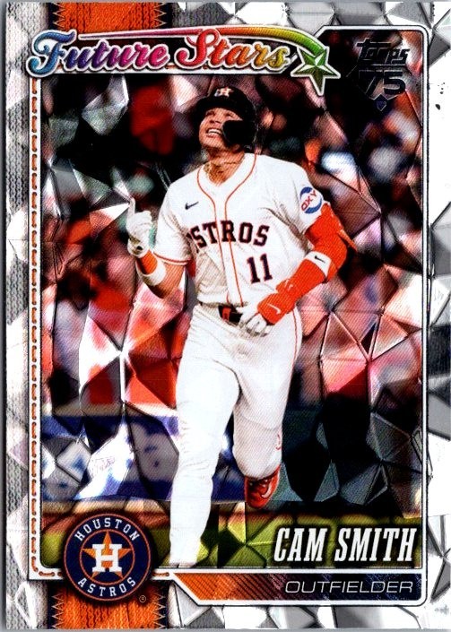 2026 Topps Series 2 Cam Smith #373 Diamante Foil Astros Future Stars