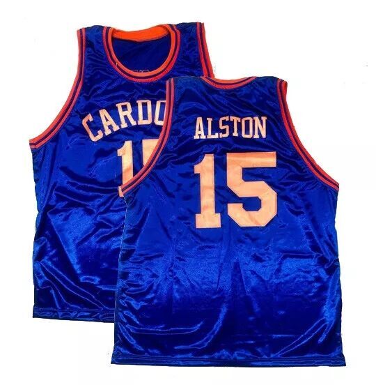Youth/Men Skip to my lou Alston #15 High School Basketball Jersey Sewn Custom