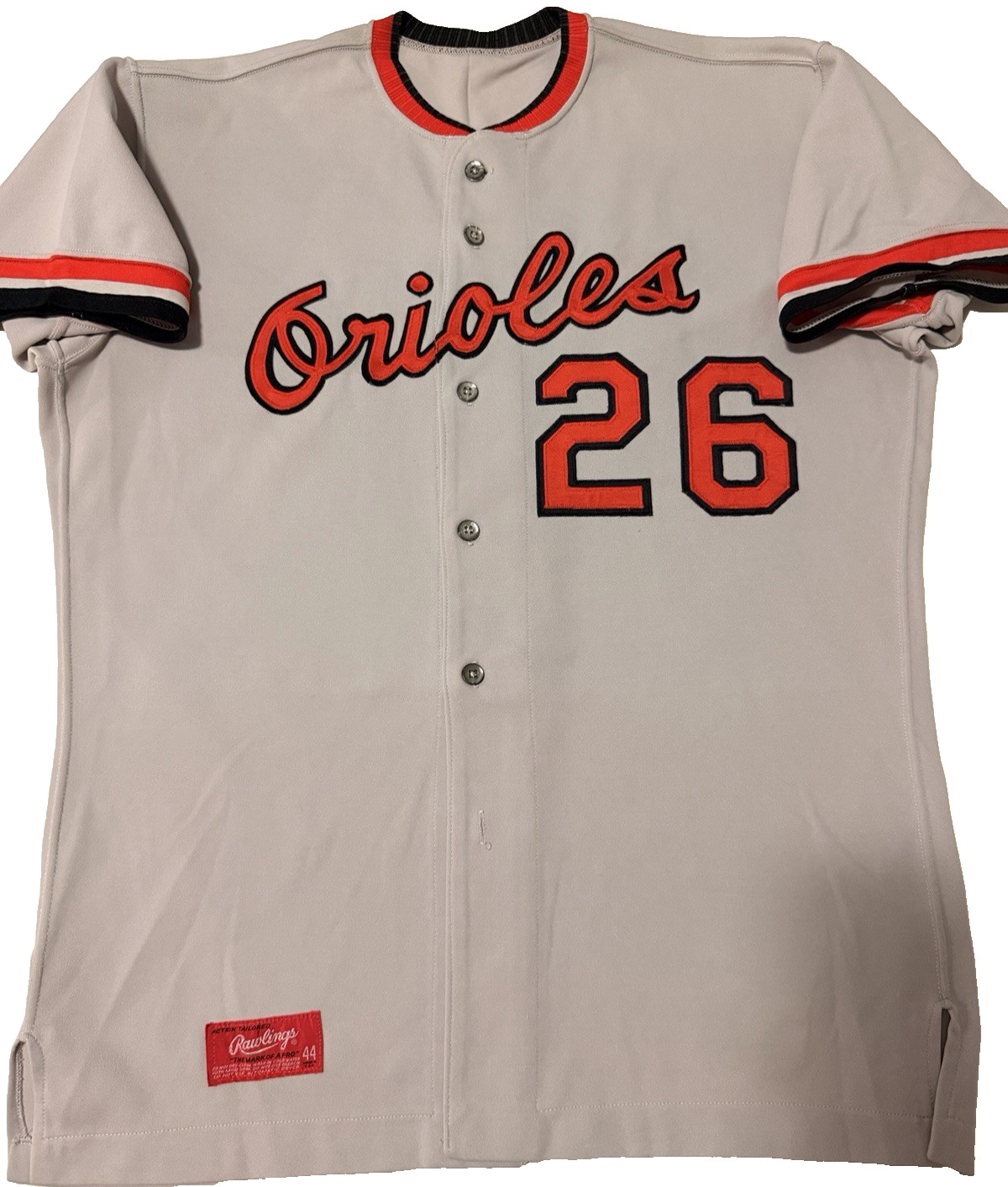 Rawlings Baltimore Orioles Boog Powell Jersey Sz 44 Large