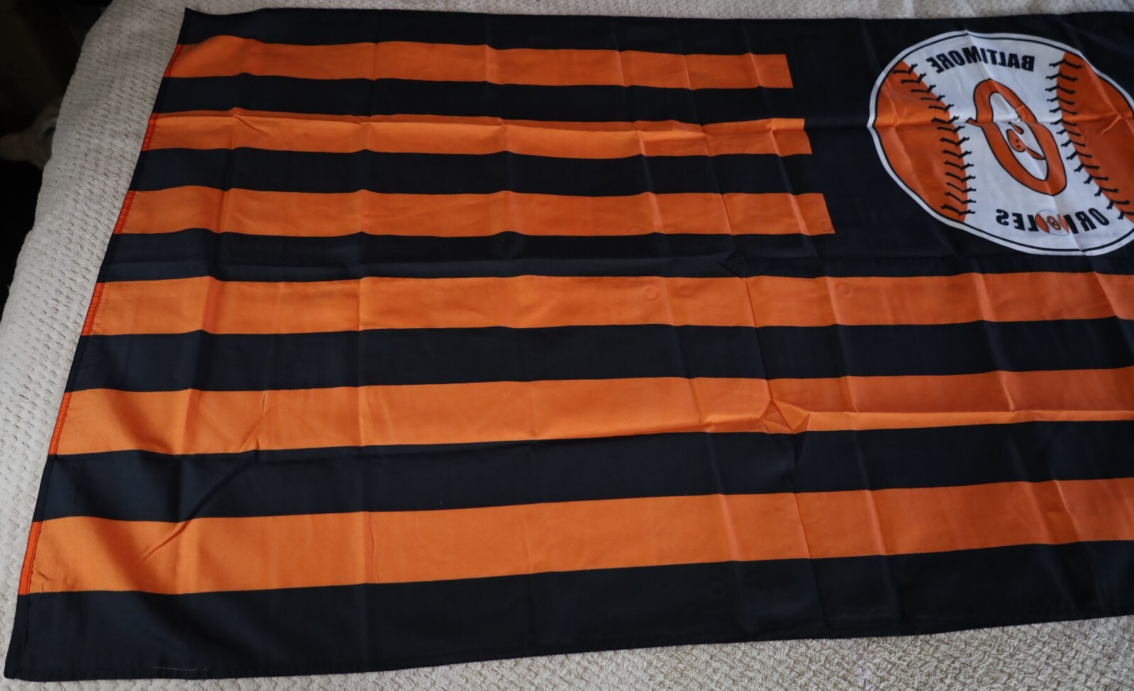 Baltimore Orioles 3×5 ft House Pole Flag Wall Banner MLB Baseball Decoration