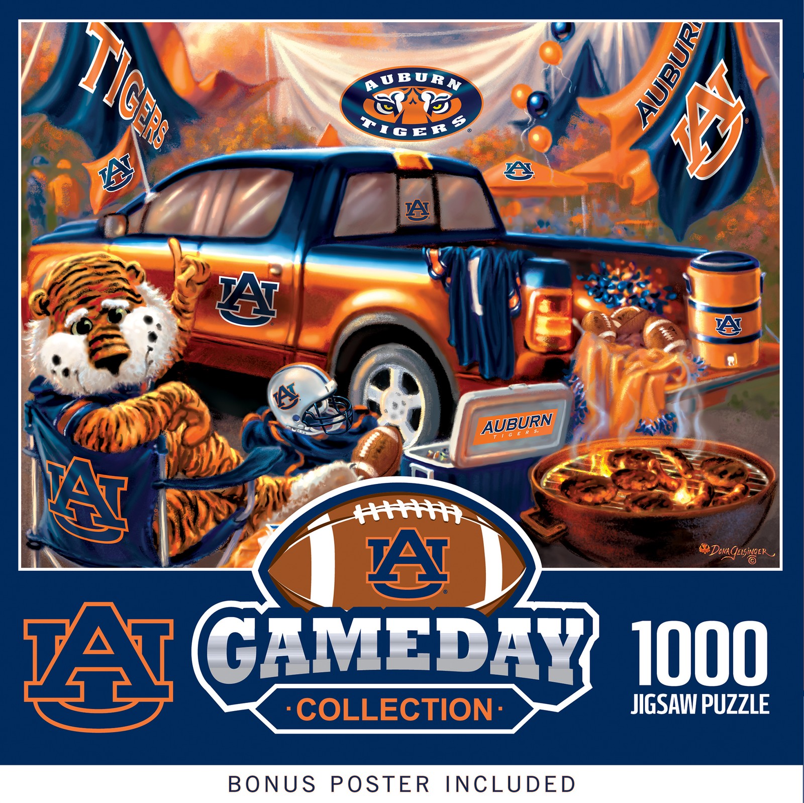 MasterPieces – Auburn Tigers – NCAA Gameday 1000 Piece Jigsaw Puzzle