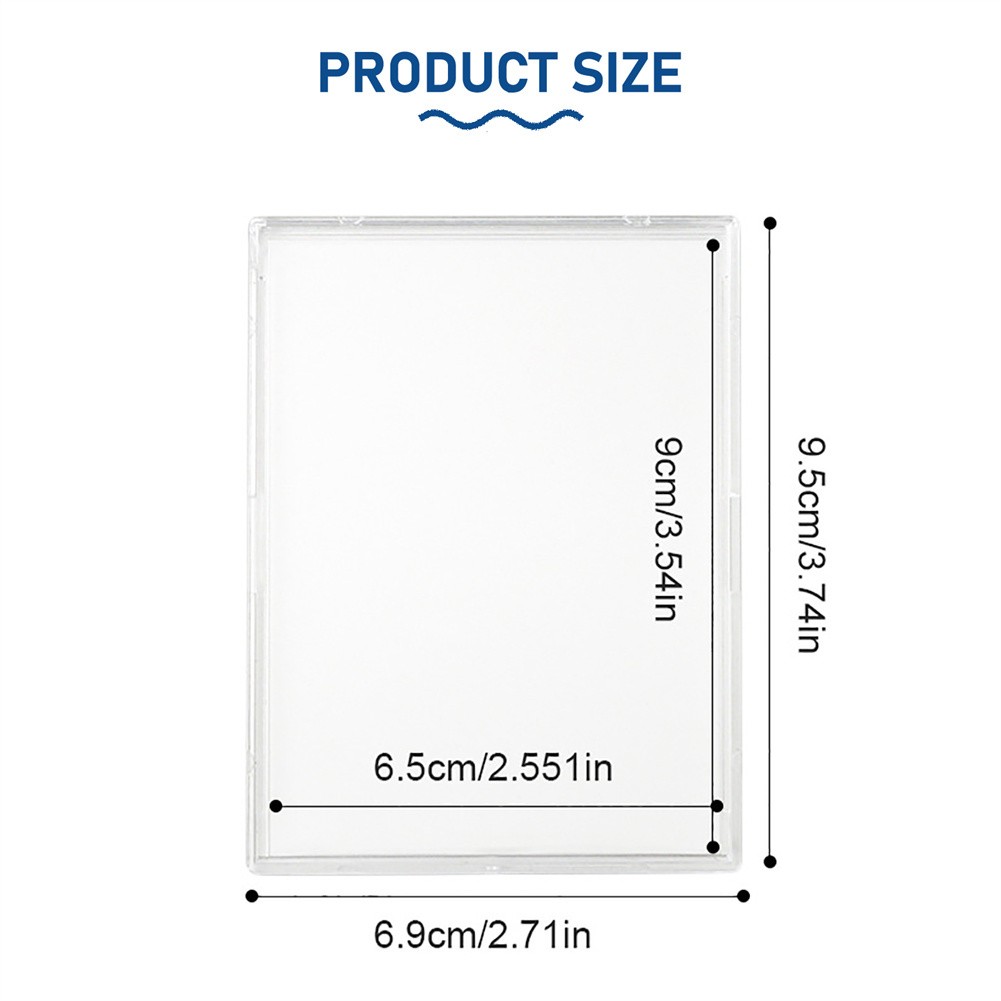 5-100Pcs Card Holder For Baseball Trading Sports Cards 35PT Hard Case Protector