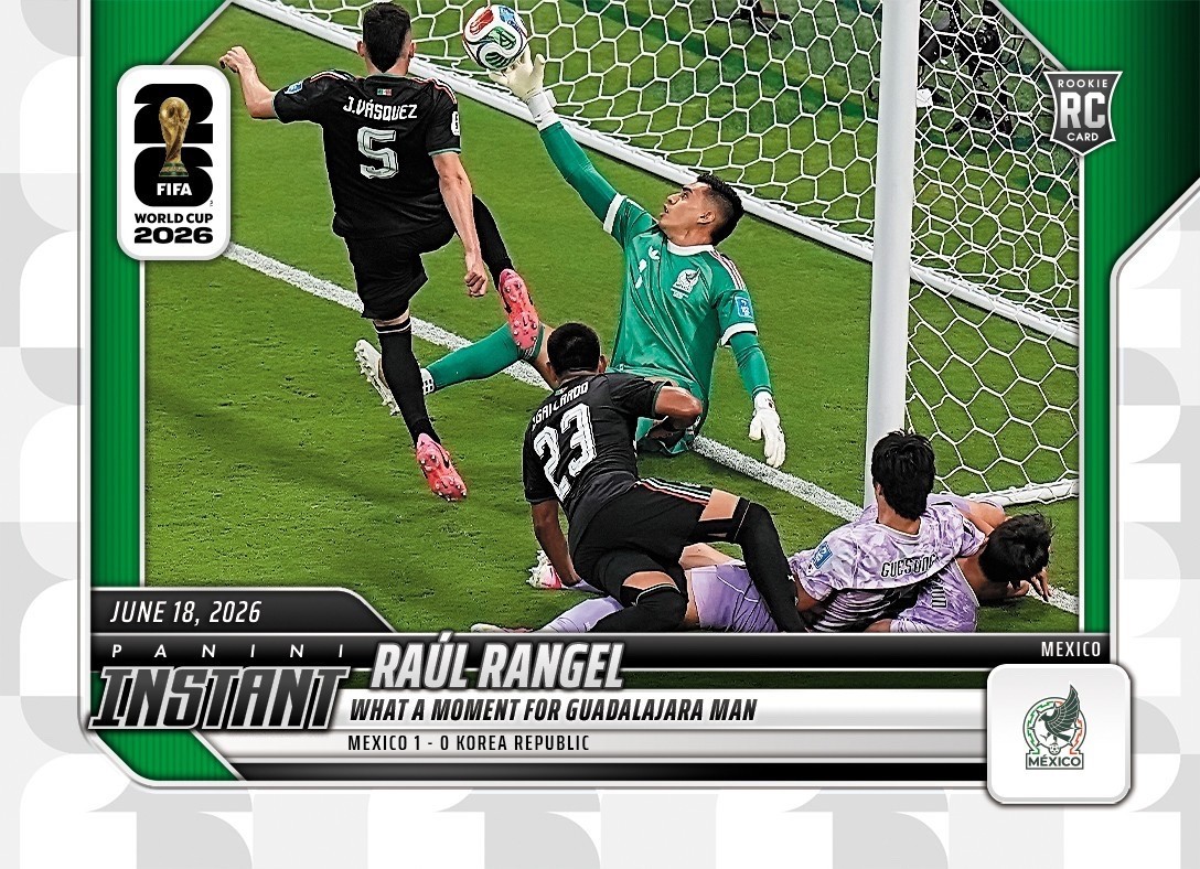 2026 Panini Instant FIFA World Cup #66 Raul Rangel Mexico RC – Presale