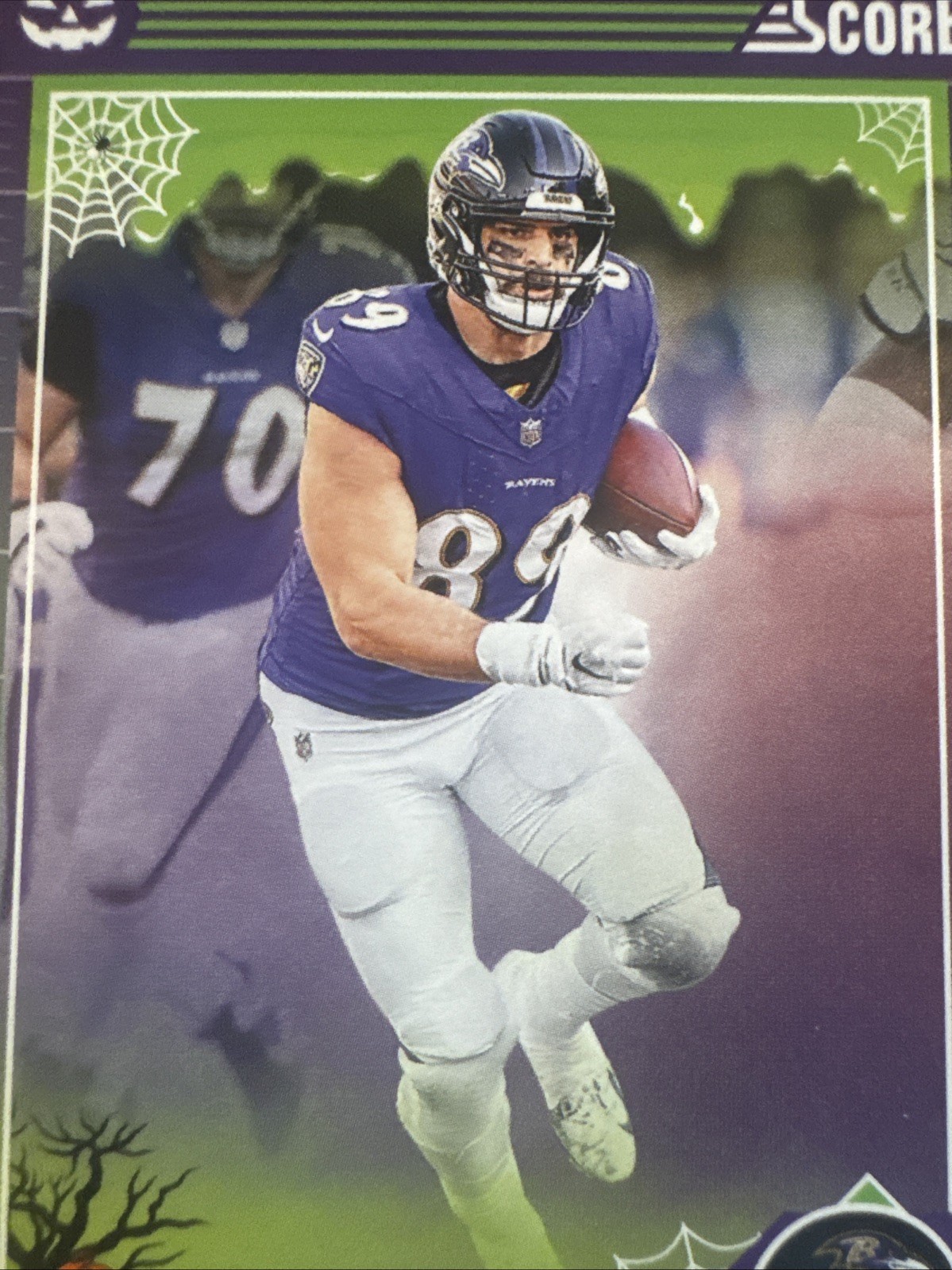 2024 Score Halloween Orange Pumpkin #22 Mark Andrews Baltimore Ravens