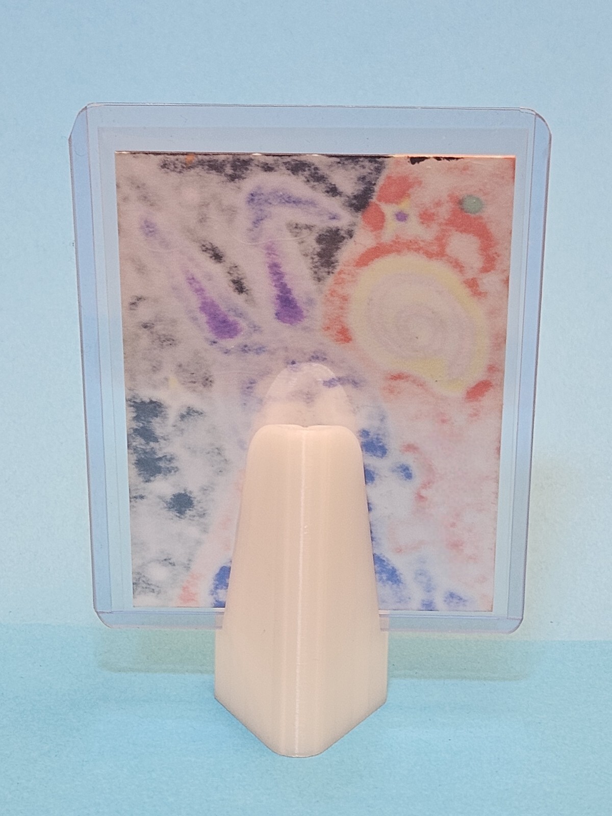 Top Loader Card Stand Holder Display 6 Pack GLOW IN THE DARK