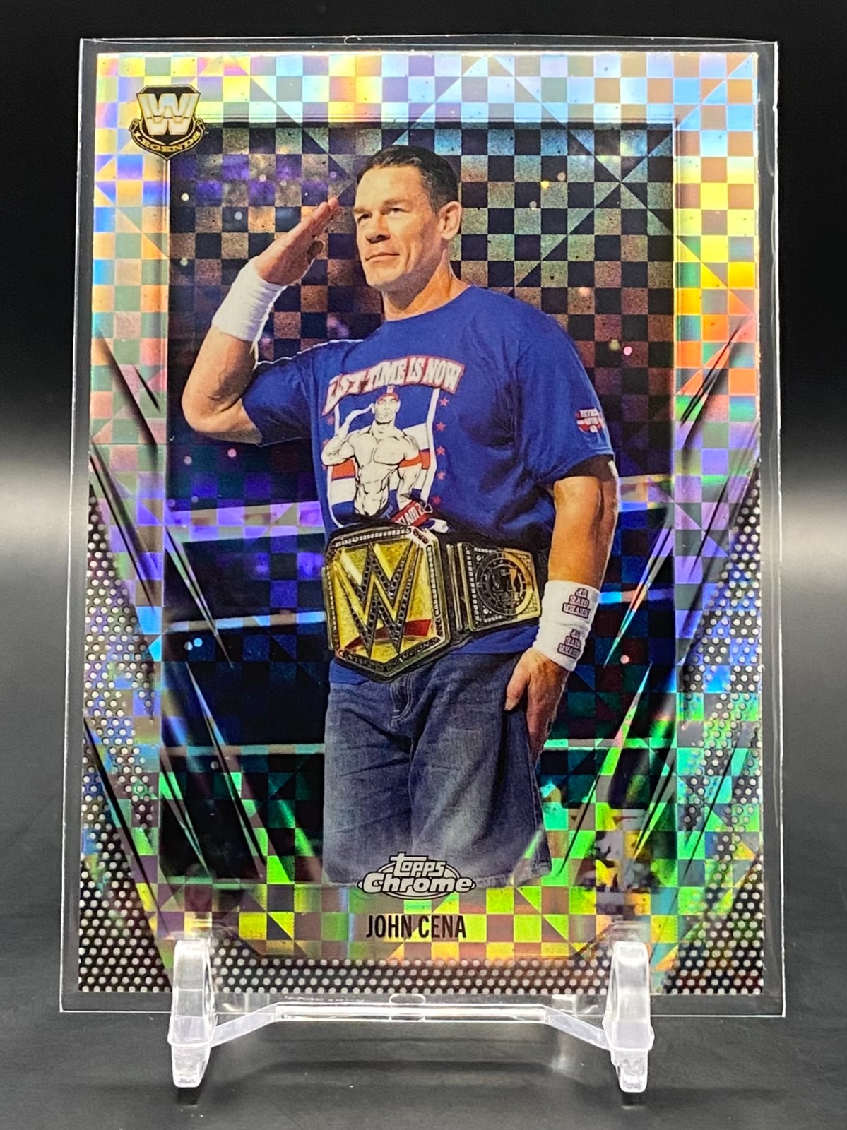 2026 Topps Chrome WWE John Cena X-Fractor #2 WWE Legends Wrestling