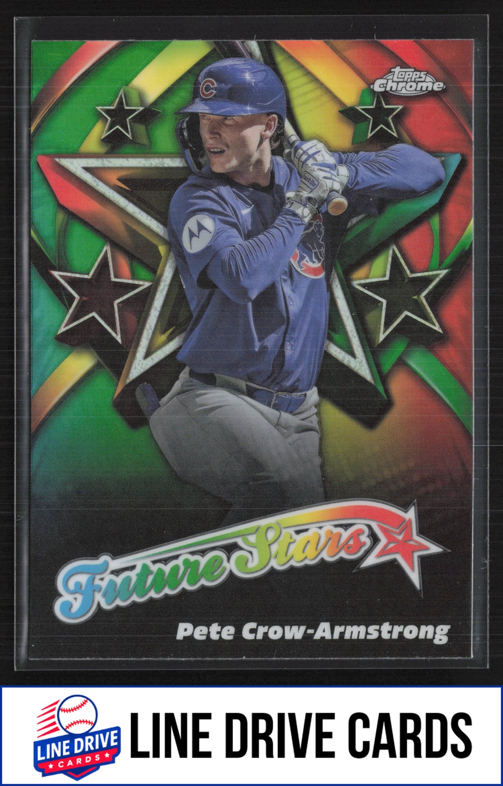 2025 Topps Chrome #FS-8 Pete Crow-Armstrong Future Stars Chicago Cubs
