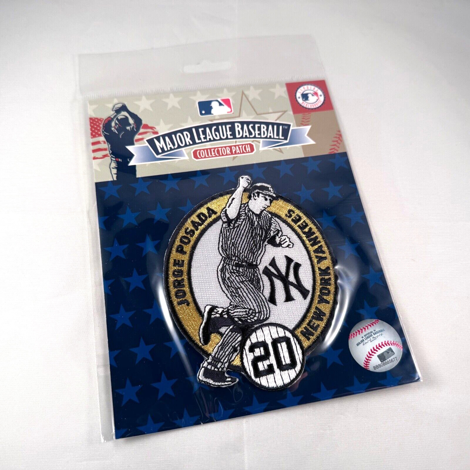 New Sealed! Jorge Posada Number 20 Retirement Collector Patch The Emblem Source