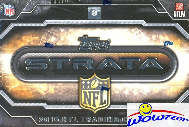 2015 Topps STRATA Football Factory Sealed HOBBY Box-(2) ON-CARD AUTOGRAPHS!