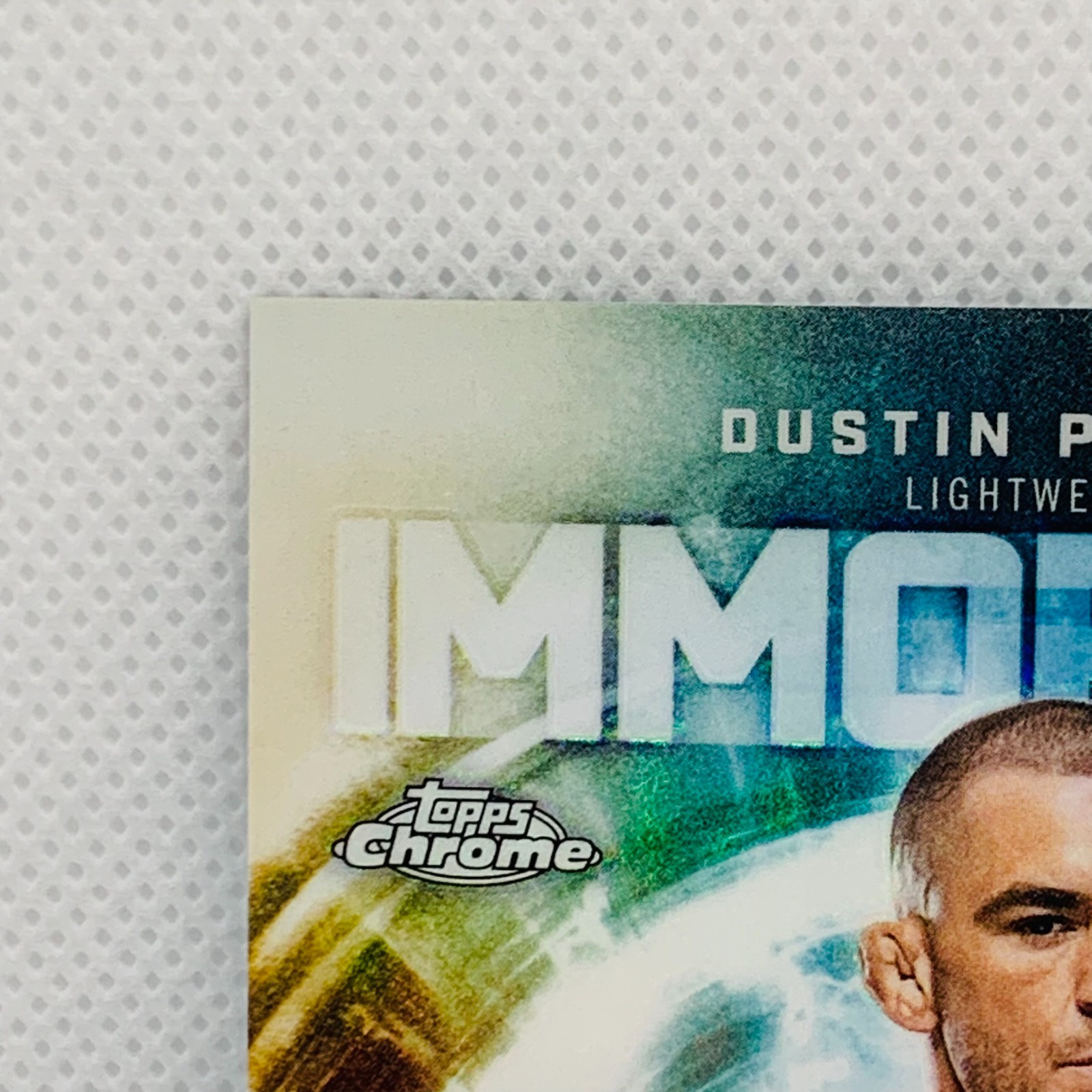 2026 Topps Chrome UFC – Case Hit Dustin Poirier Immortal Force SSP Insert IF-12