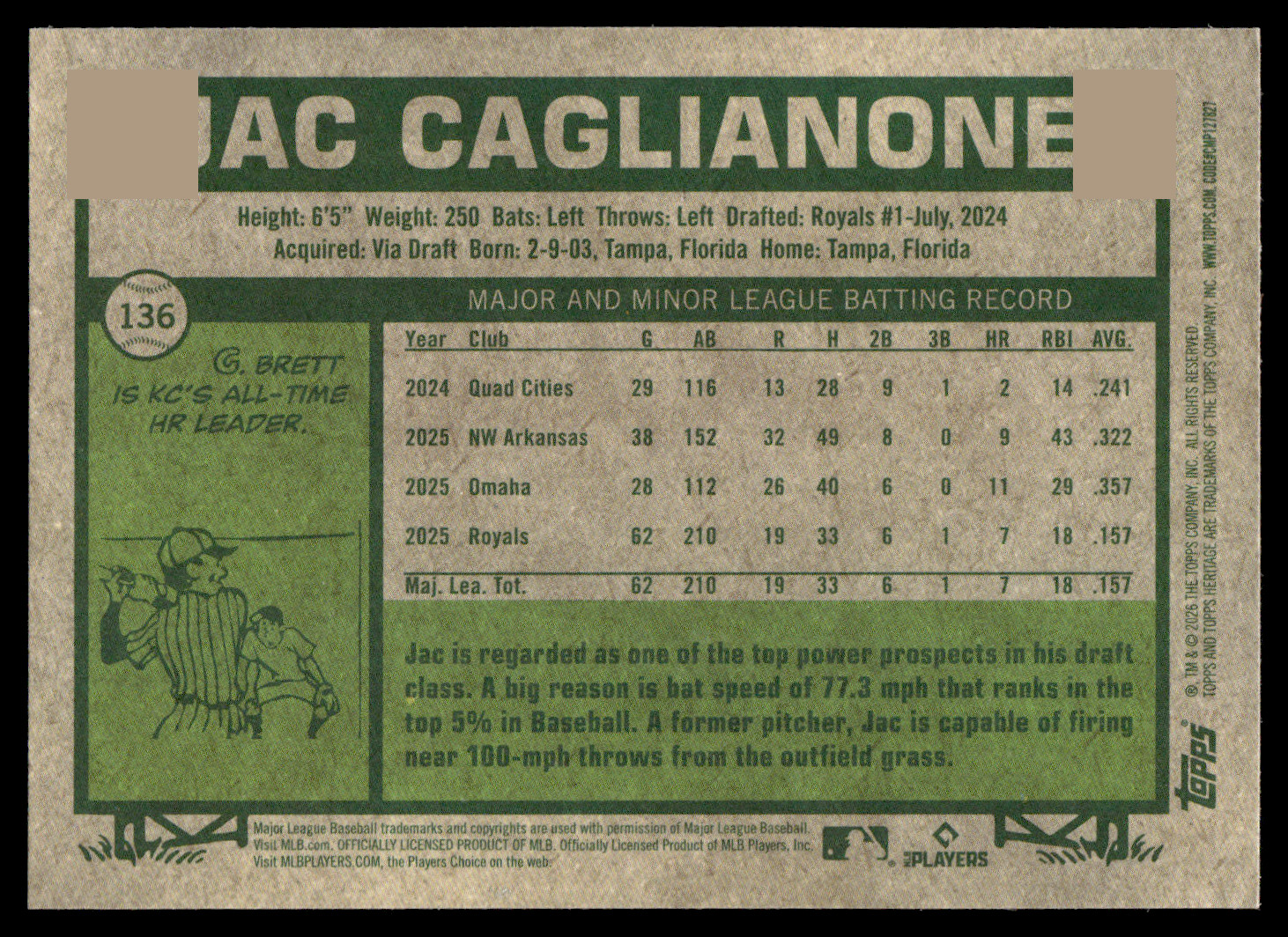 2026 Topps Heritage Chrome Parallel – Complete Your Set
