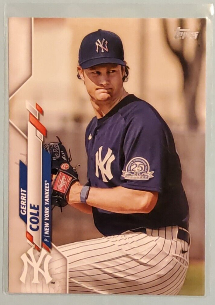 2020 Topps Gerrit Cole Image Variation Short Print SP #351 Yankees