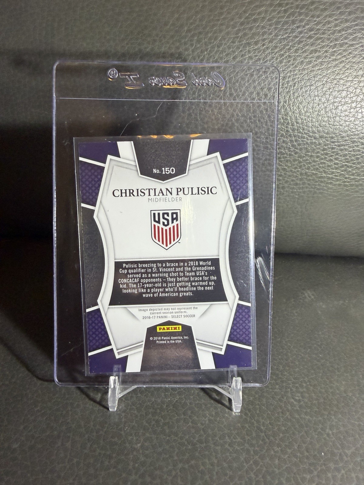Christian Pulisic 2016 Panini Select Mezzanine #150 Multi-Color Prizm Rookie USA