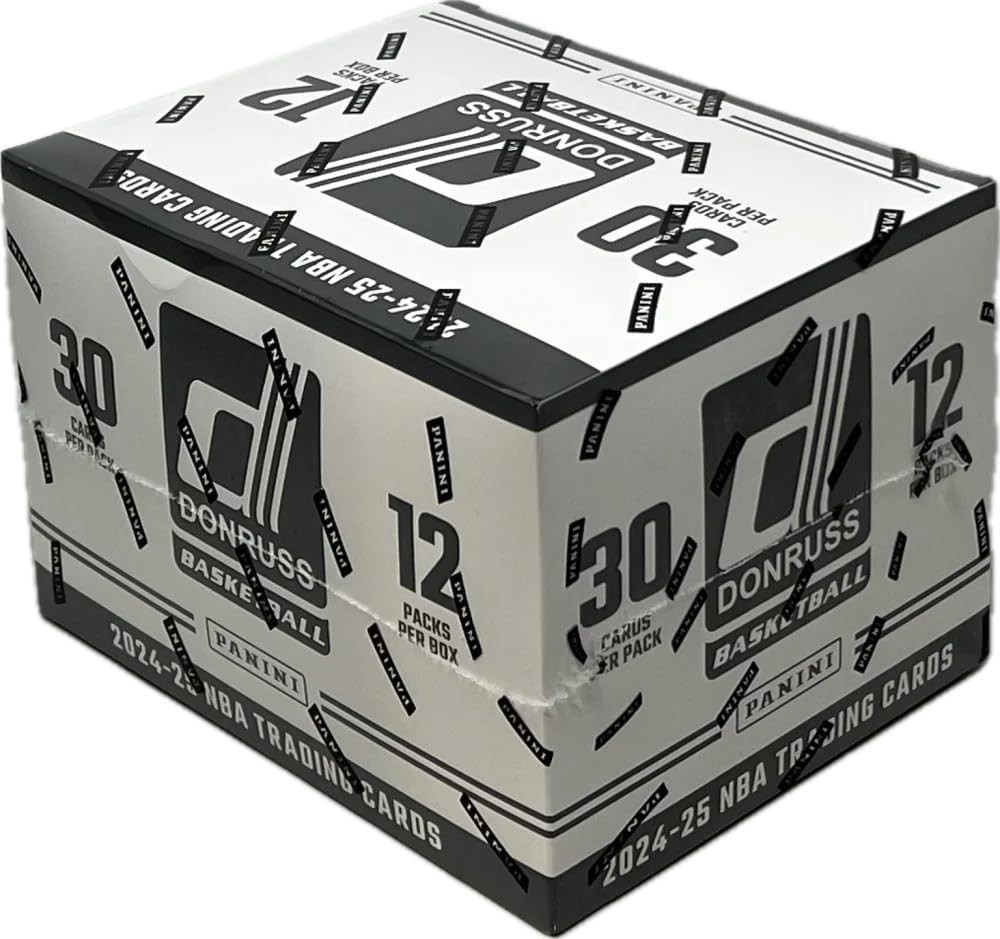 2024/25 Panini Donruss NBA Basketball Fat Pack Cello Box (12 Fat Packs per Box)
