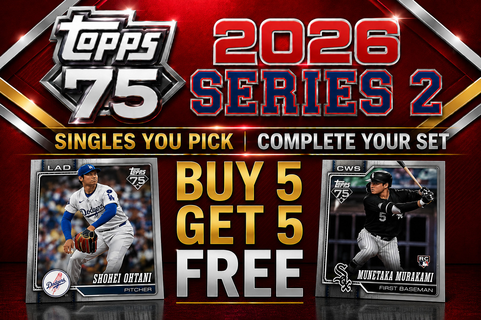2026 Topps Series 2 Singles Cards 351-600 You Pick Complete Your Set Baseball