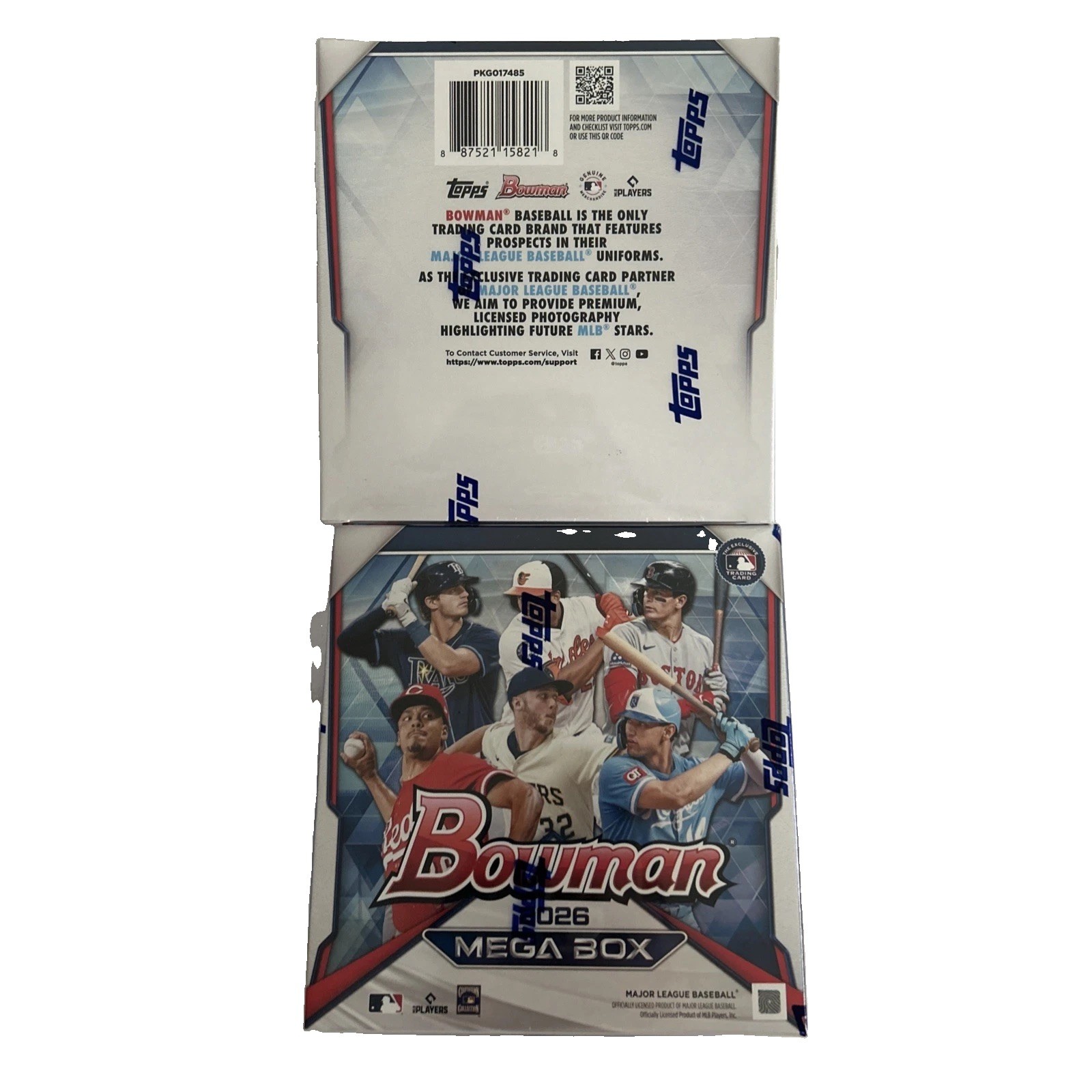 Bowman 2026 Mega Box MLB Baseball 2 Boxes FREE SHIPPING NEW (2) Combo Lot Topps