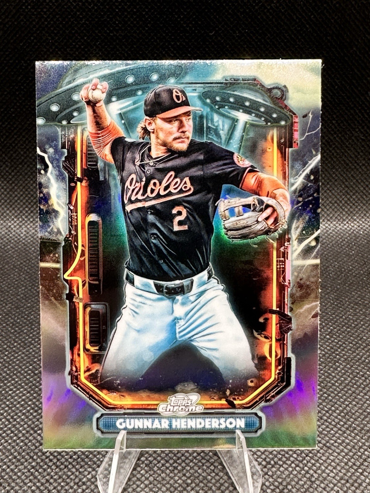 2025 Topps Cosmic Chrome – Extraterrestrial Talent Gunnar Henderson #ET-6