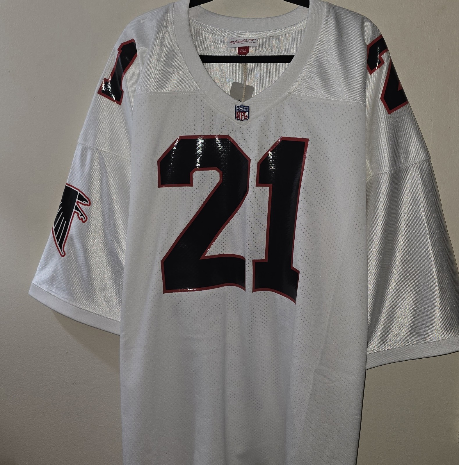 Deion Sanders Atlanta Falcons Mitchell & Ness 1991 Throwback Jersey 4XL NWT