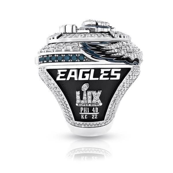 NFL 2025 🦅 Eagles Fan Ring Wing Out / HURTS/ Size 9-11-13