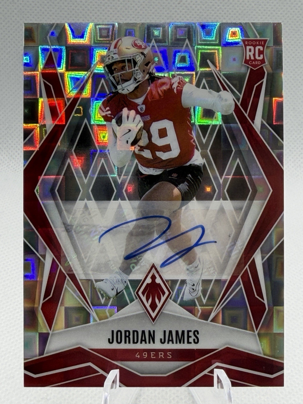 2025 Panini Phoenix – Rookies Jordan James #220 Silver Pandora Autographs…