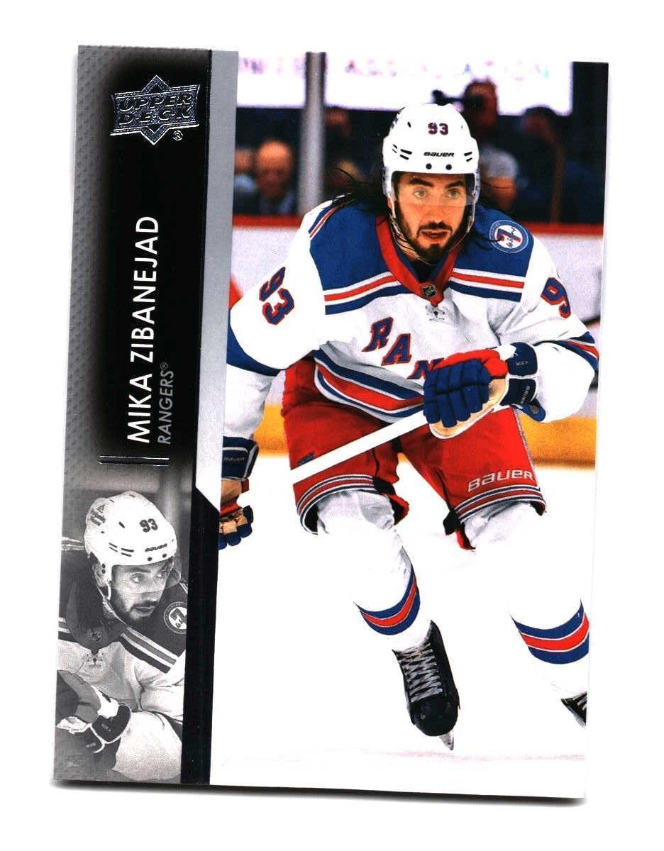 Mika Zibanejad 2021-22 Upper Deck 373