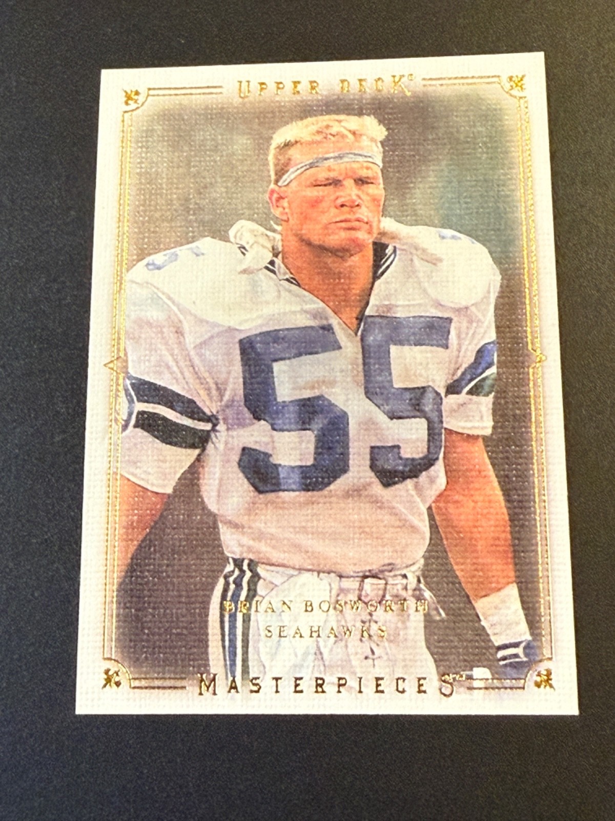 2008 Upper Deck Masterpieces Brian Bosworth #16
