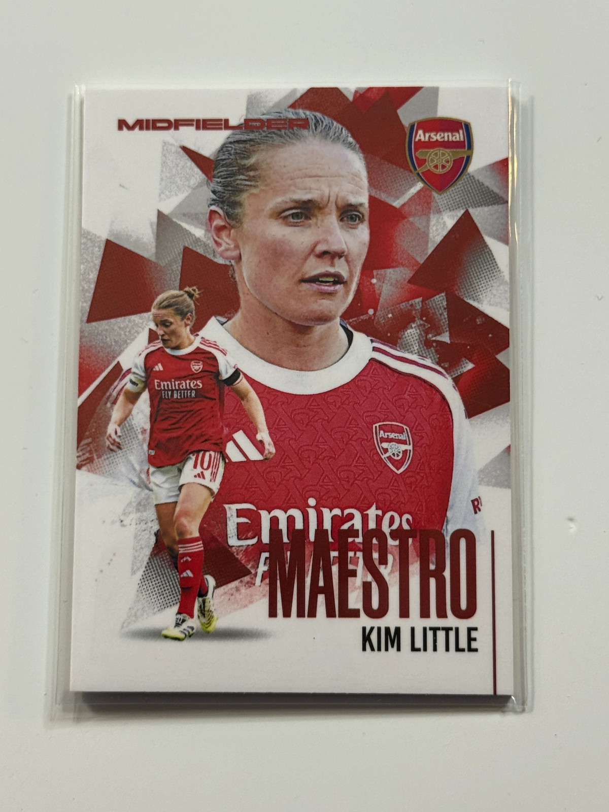 2025-26 Futera Club FX Arsenal Maestro Red #33 Kim Little 08/09