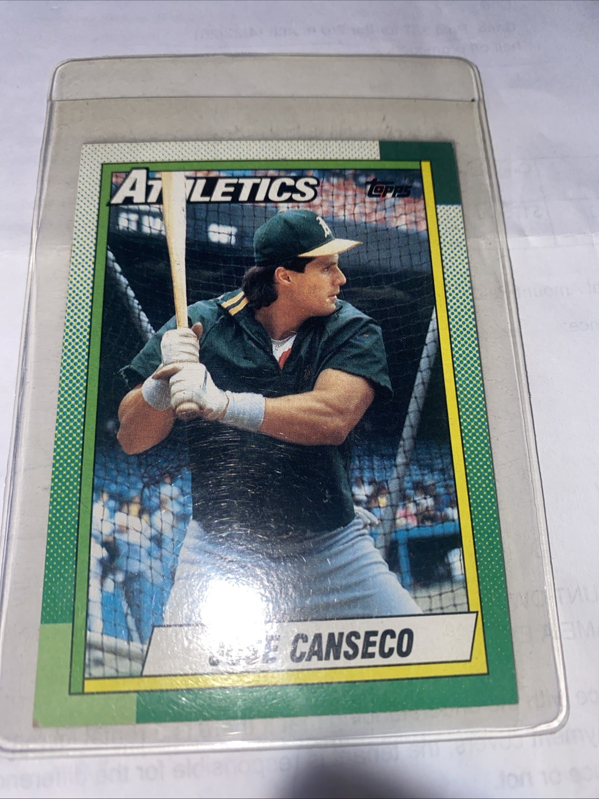 1990 Topps Box Set Collector’s Edition (Tiffany) Jose Canseco #250