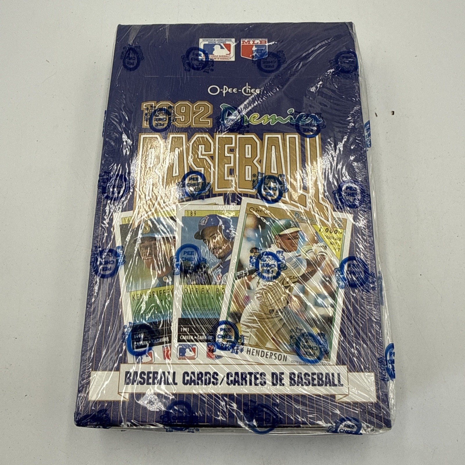 1992 O‑Pee‑Chee Premier Baseball Factory Sealed Box – 36 Packs – OPC Vintage MLB