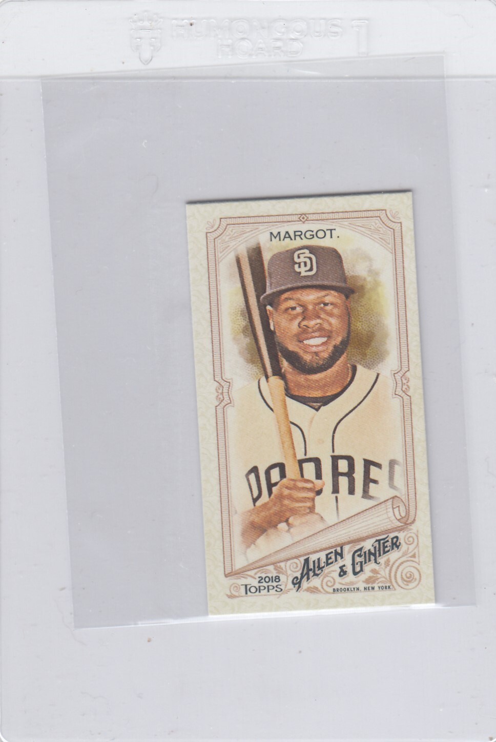 2018 Manny Margot Topps Allen & Ginter MINI GLOW IN THE DARK SSP /8 #48 – Padres