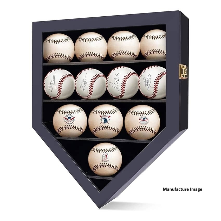 Winbold 12-Baseball Black Display Case