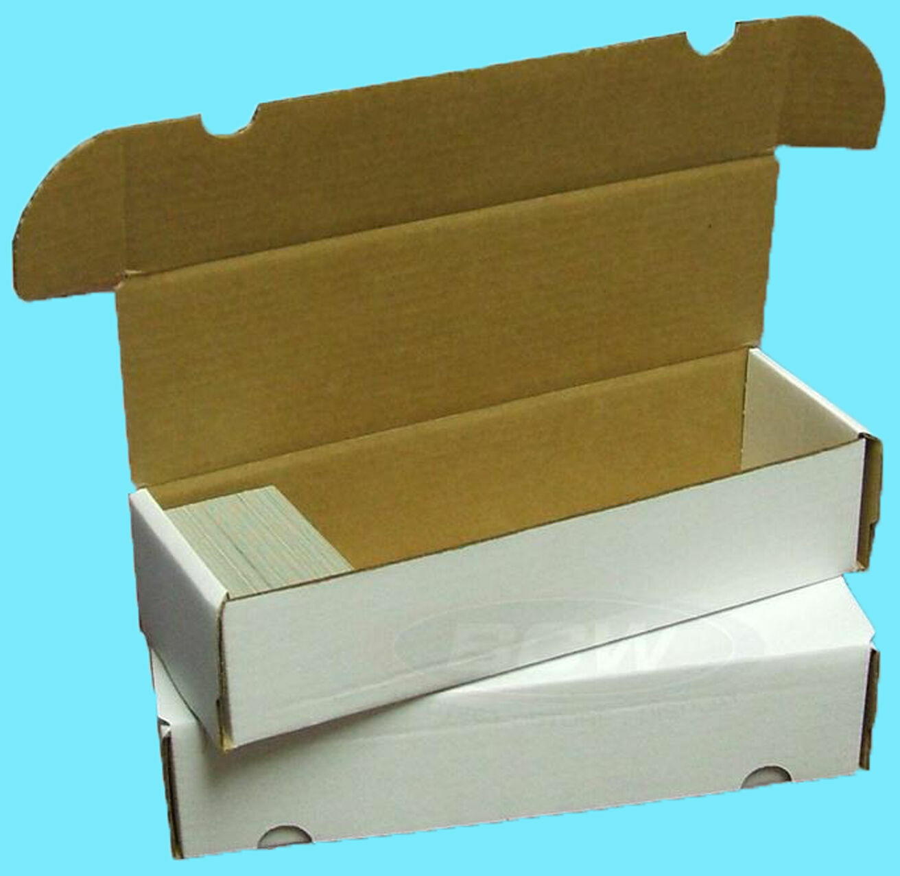(10x) BCW 660 CT COUNT Corrugated Cardboard Storage Box-Sport Trading Card Boxes