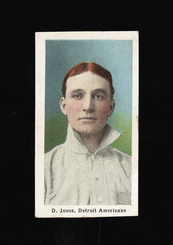 1910 1911 M116 SPORTING LIFE DAVY JONES BLUE BACKGROUND QUALITY BLANK BACK CARD