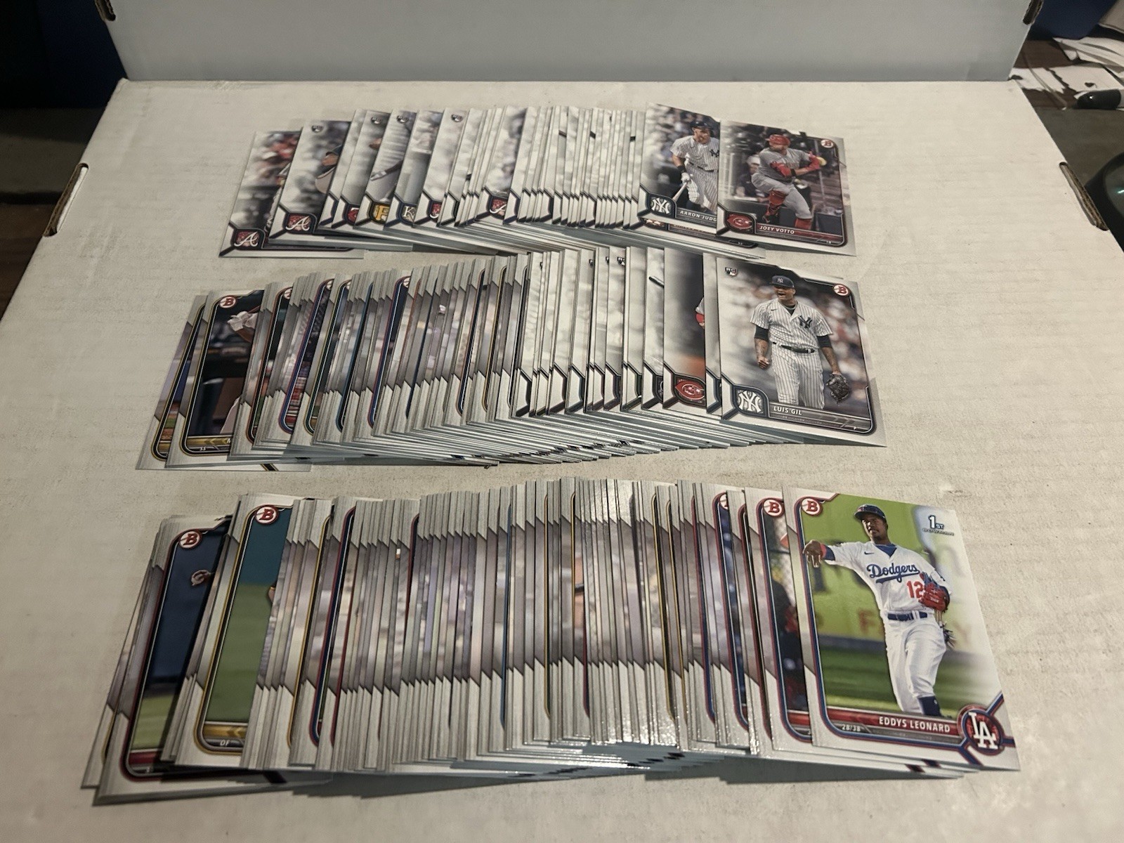 2022 Bowman Base (1-100) and Bowman Prospects (BP1- BP150)S9 Elly De La Cruz 1st