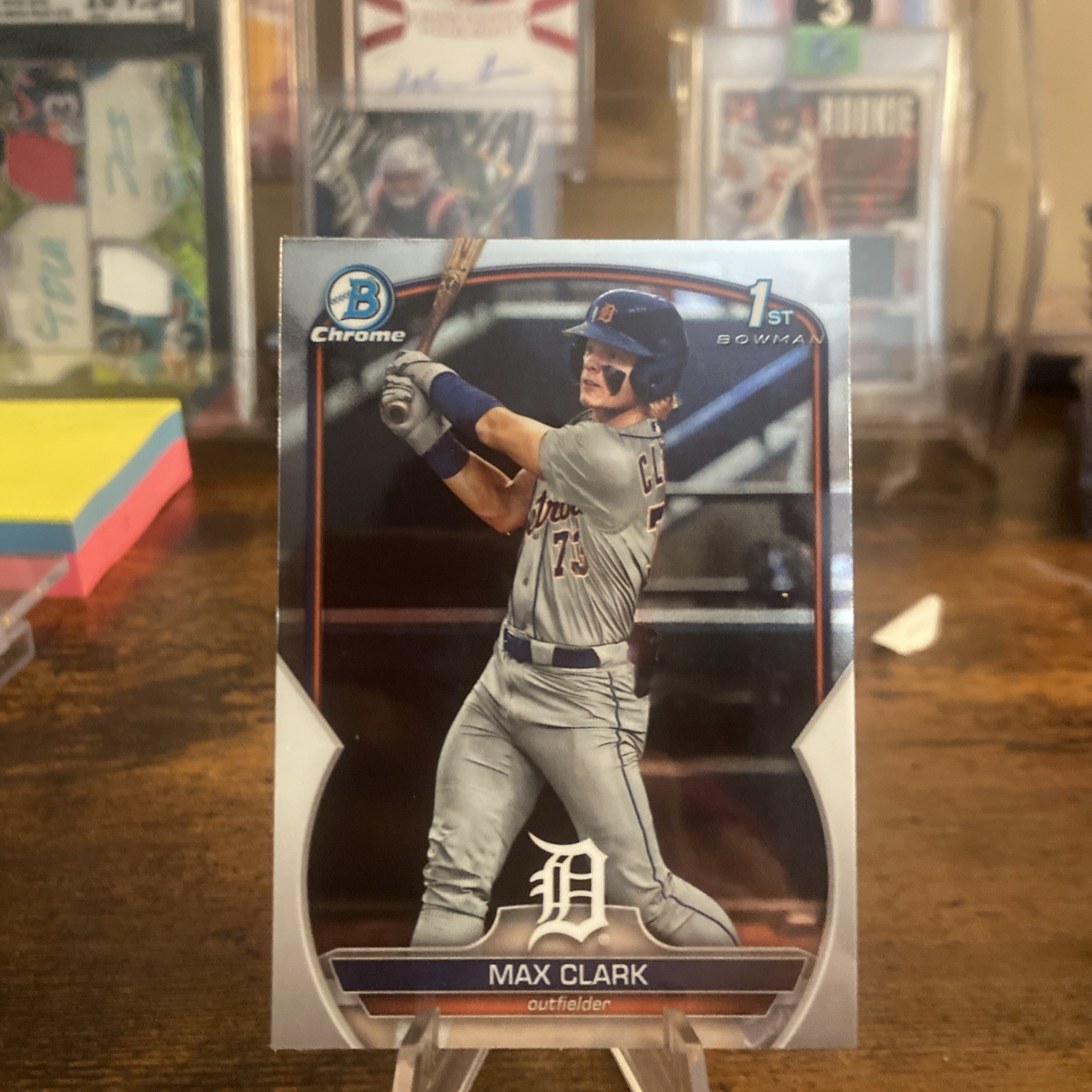 2023 BOWMAN DRAFT CHROME 1st MAX CLARK #BDC-76 DETROIT TIGERS B