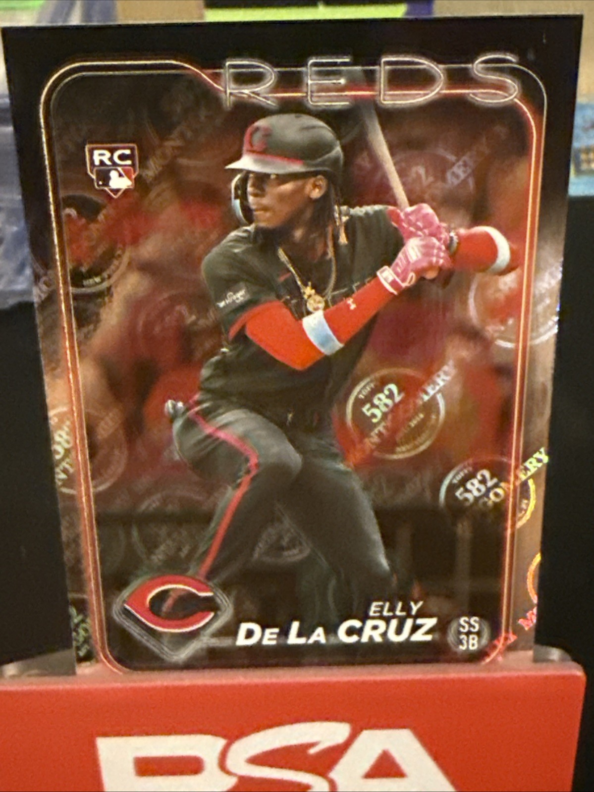 2024 Topps 582 Montgomery Club #141 Elly De La Cruz Rookie Cincinnati Reds