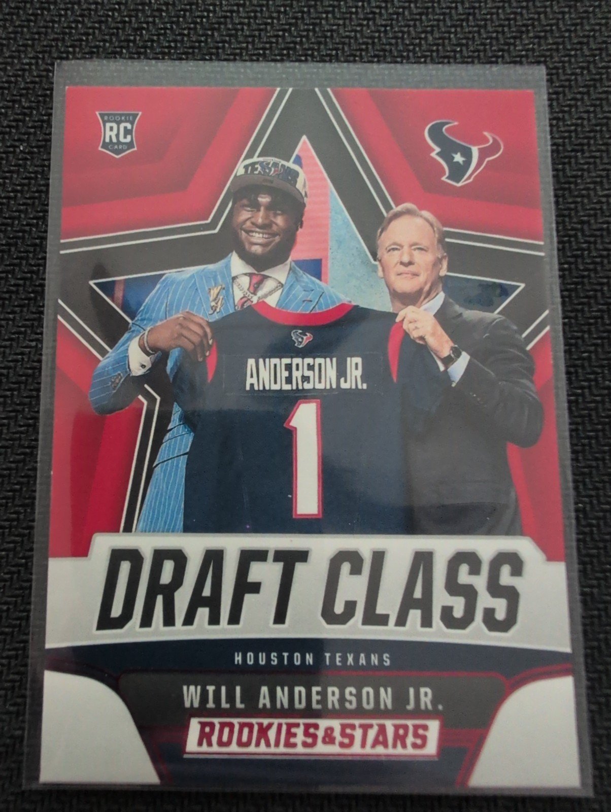 2023 Will Anderson Jr Panini Rookies & Stars Draft Class Red Longevity RC #DC-18