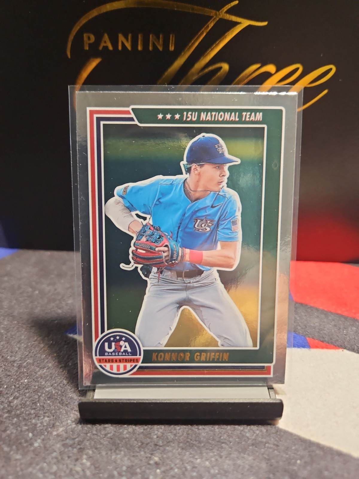 2022 Panini Stars & Stripes USA Baseball #78 Konnor Griffin